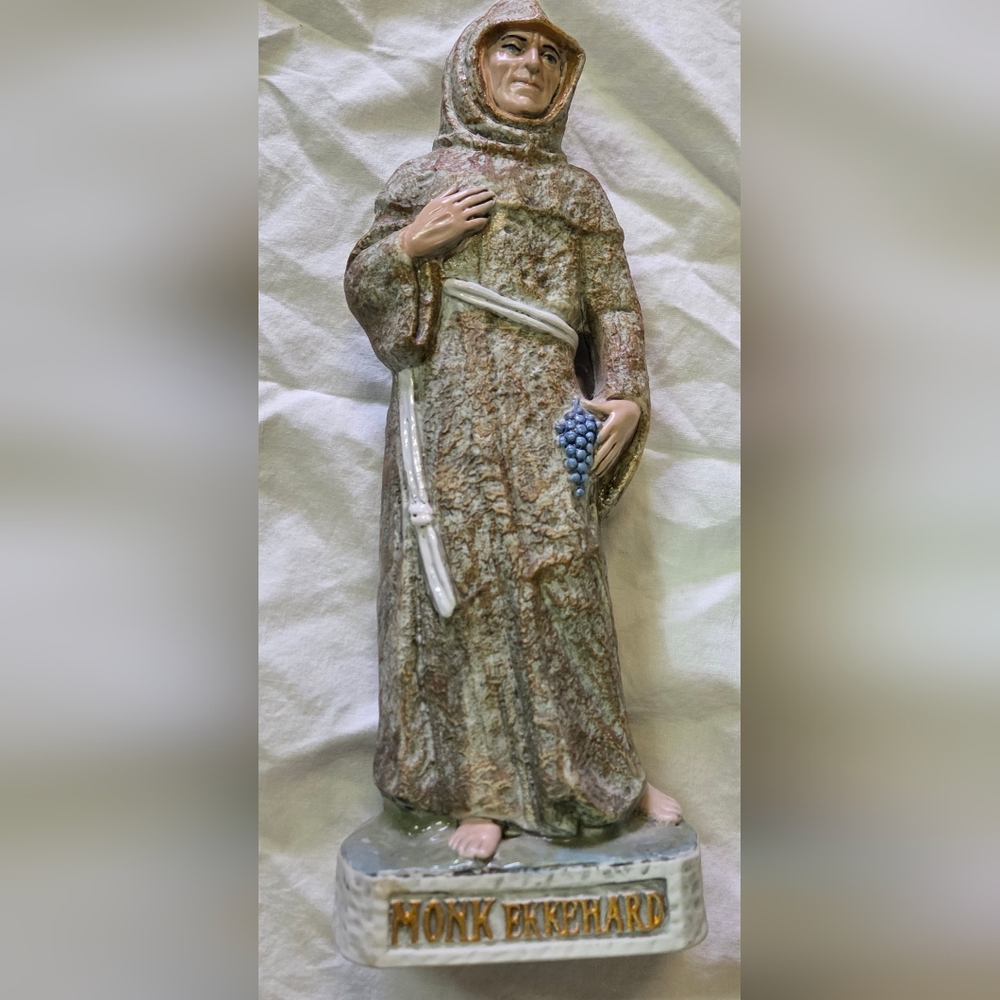 Vintage Capodimonte Monk Art Figurine